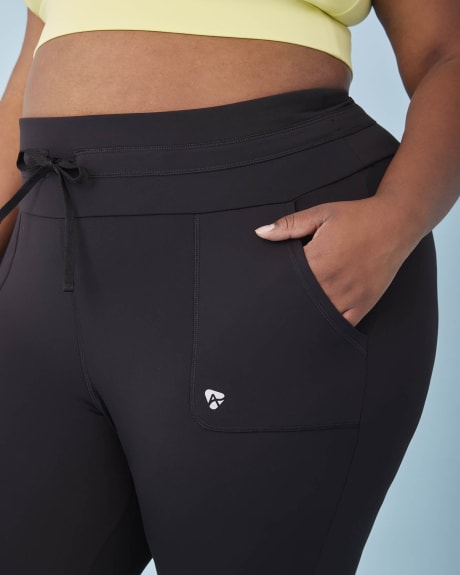 Leggings with Drawstring Waist and Pockets - ActiveZone