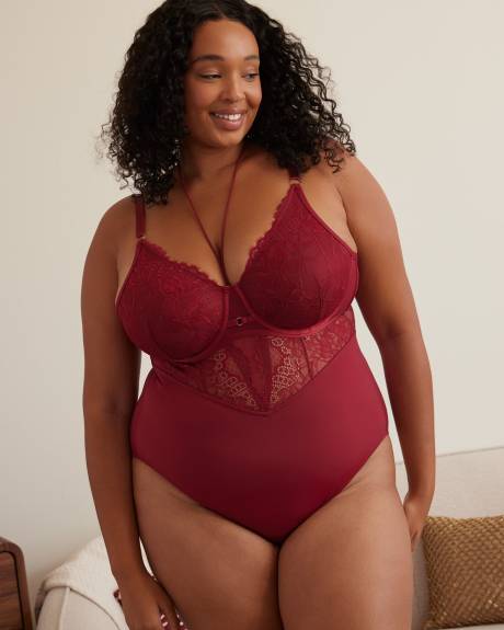 Sexy Underwire Lace Bodysuit - Déesse Collection