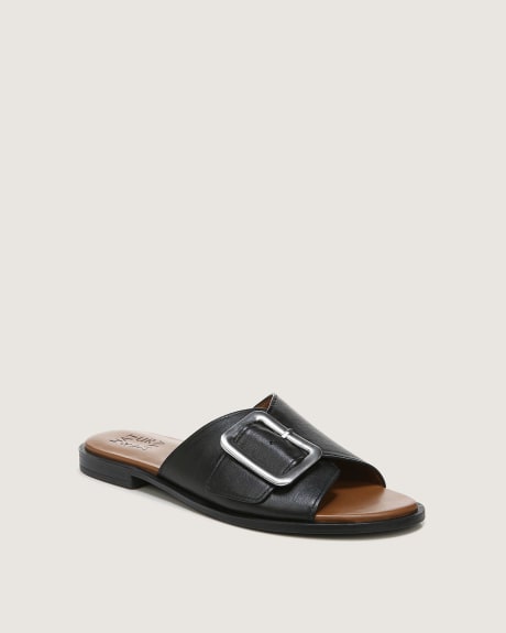 Regular Width, Slip On Sandal with Decorative Buckle - Naturalizer
