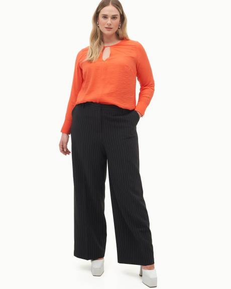 Blouse à manches longues, tissu responsable - Addition Elle