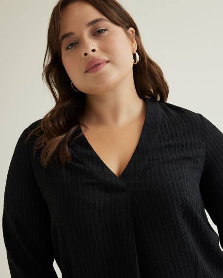 Blouse tunique avec manches ballons