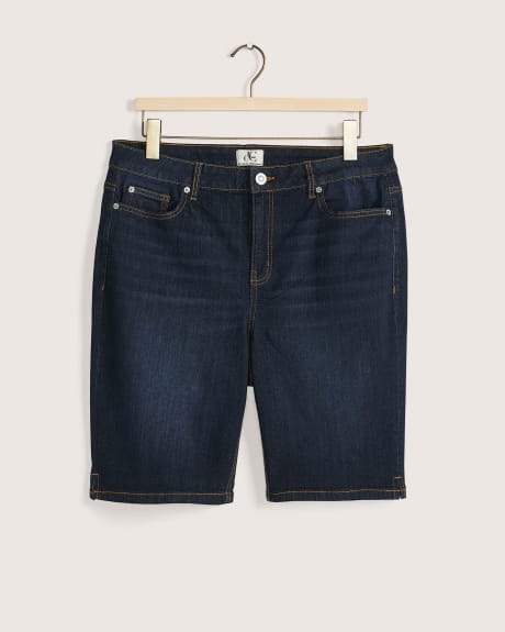 Responsible, 1948 Fit Denim Bermuda Shorts, Dark Wash - d/C JEANS