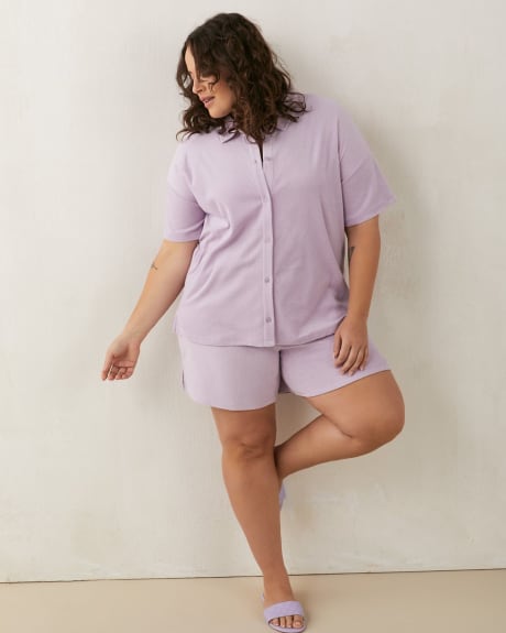 Short-Sleeve Terry Top - Active Zone