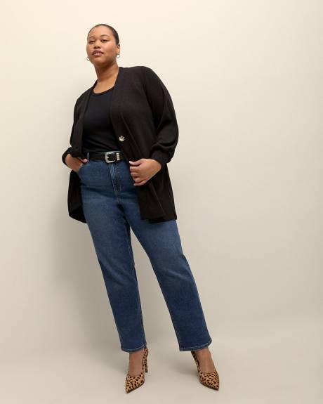 Long-Sleeve Knit Cardigan