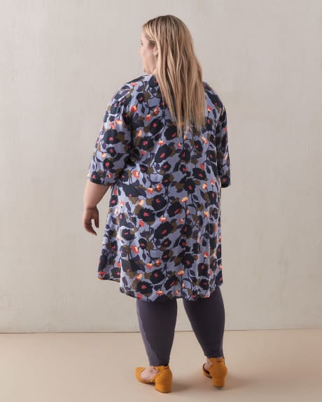 Printed Woven Cover-Up Overpiece - In Every Story