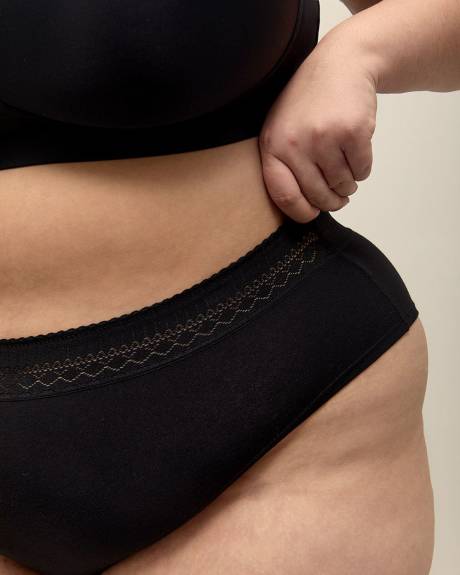 Wide Lace Cheeky Brief - ti VOGLIO