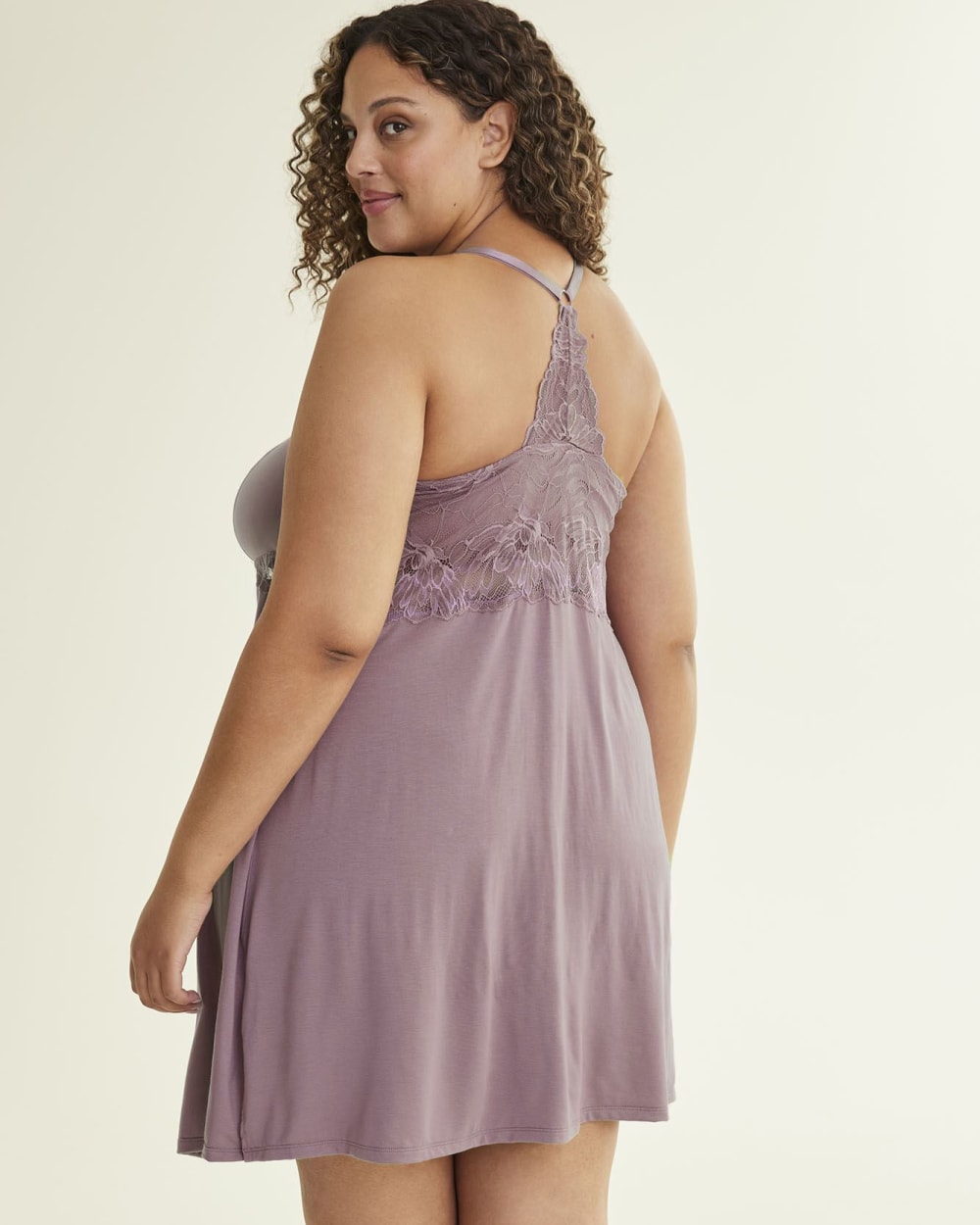 Chemise de nuit cheap sans manche grande taille