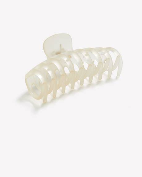 Clear Matte Hair Claw