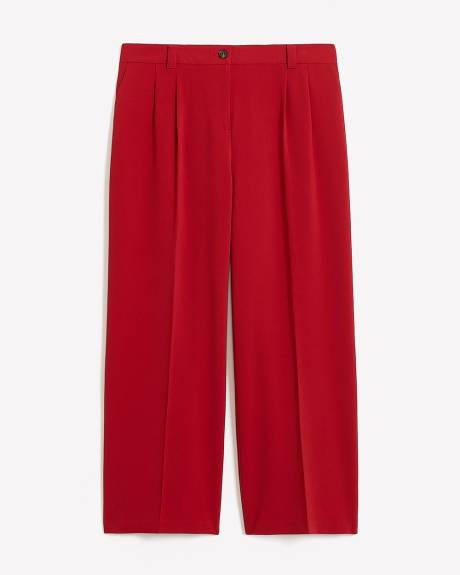 Petite, Wide-Leg City Pant