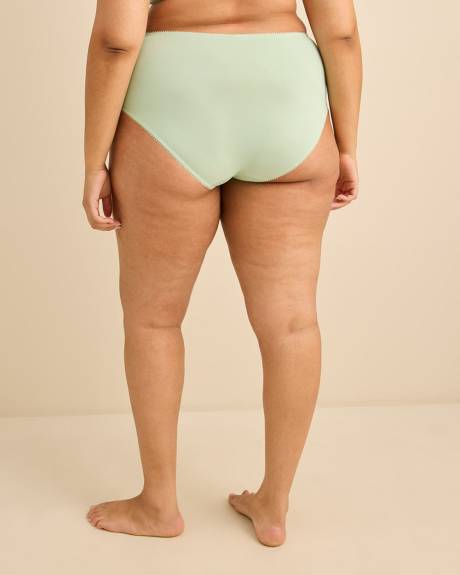 Culotte classique avec broderie florale sur le devant - D&eacute;esse Collection