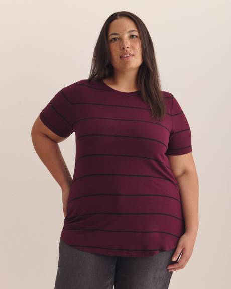 T-shirt imprimé, coupe moderne, tissu responsable - Addition Elle - Essentiels PENN.