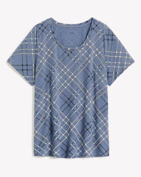 T-shirt imprimé à col rond, coupe galbée - Essentiels PENN.