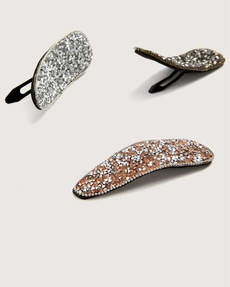 Glitter Barrettes, Set of 3 - In Every Story
