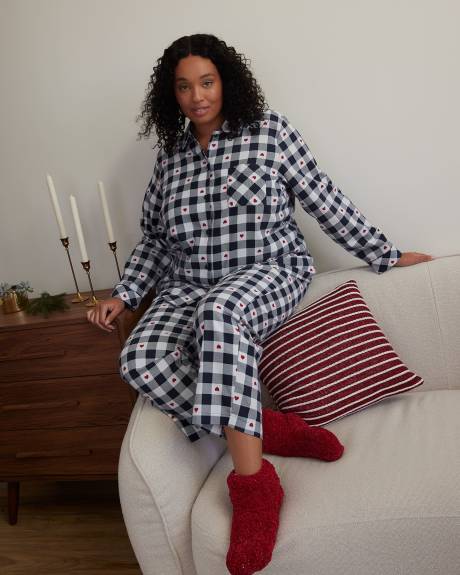 Plaid Flannel Pyjama Set - ti Voglio