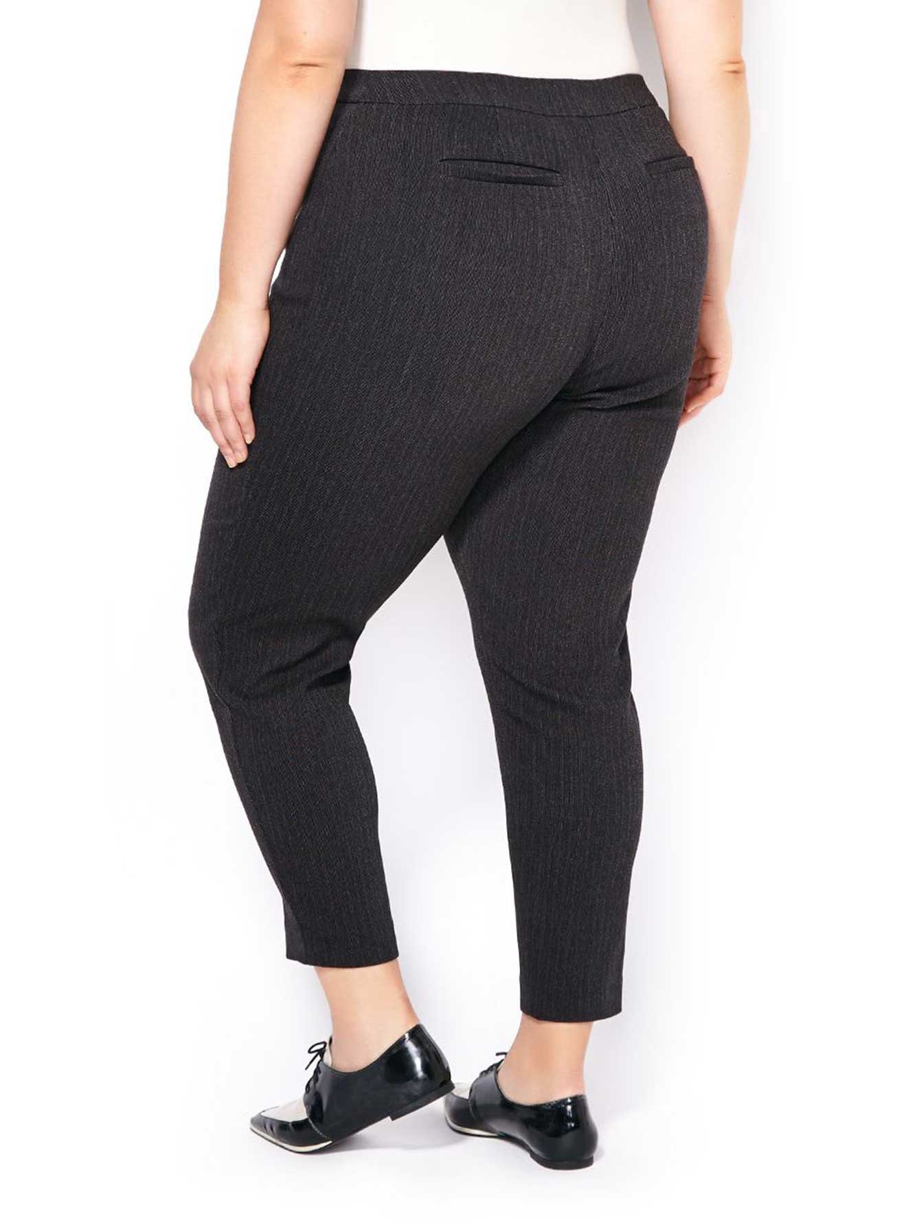 Savvy Fit Striped Slim Leg Ankle Pant Penningtons