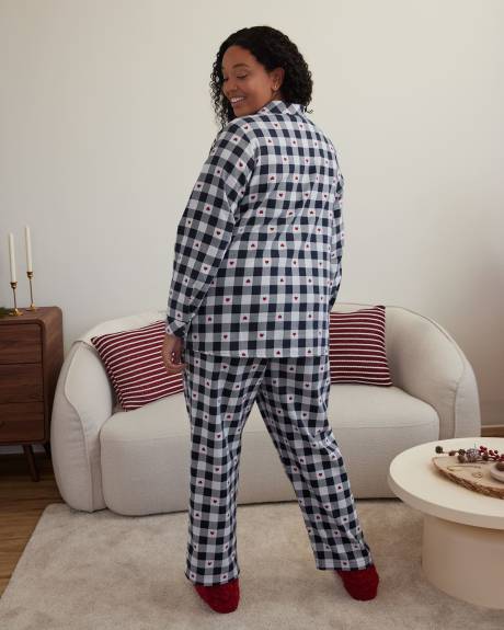 Plaid Flannel Pyjama Set - ti Voglio