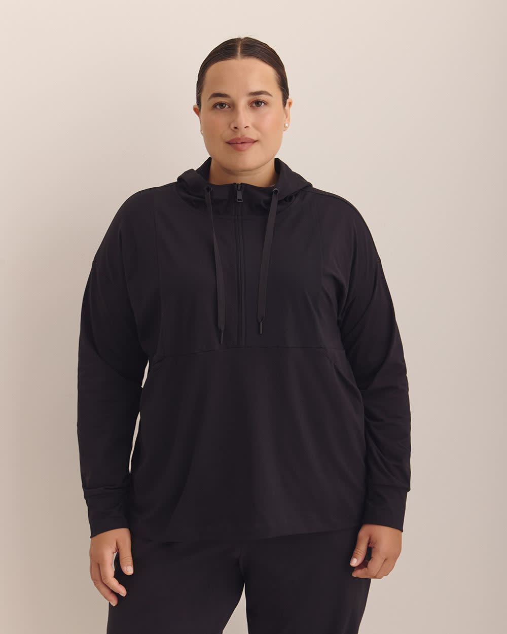 Half-Zip Hooded Sweatshirt - Active Zone