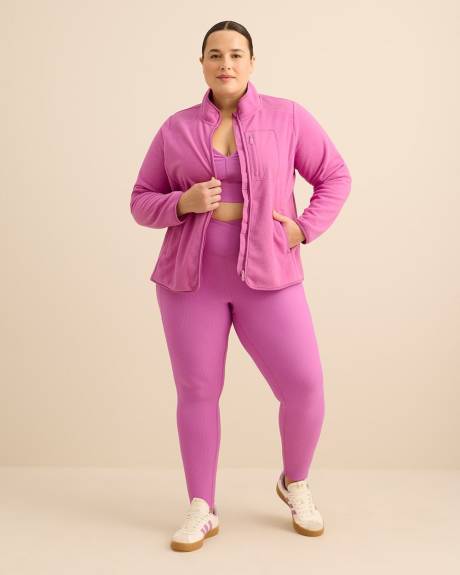 Polar Fleece Mock-Neck Jacket - Active Zone