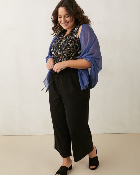 Pantalon de jogging à jambe évasée