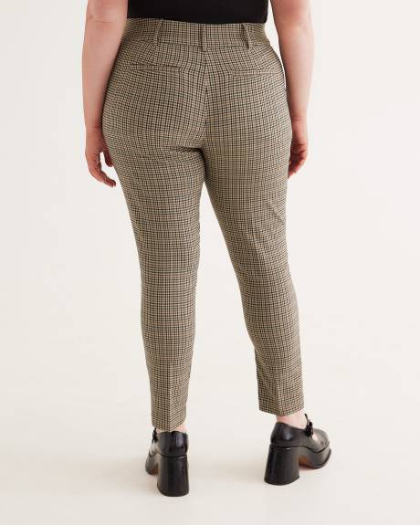 Plaid Skinny-Leg Savvy Pant - PENN. Essentials