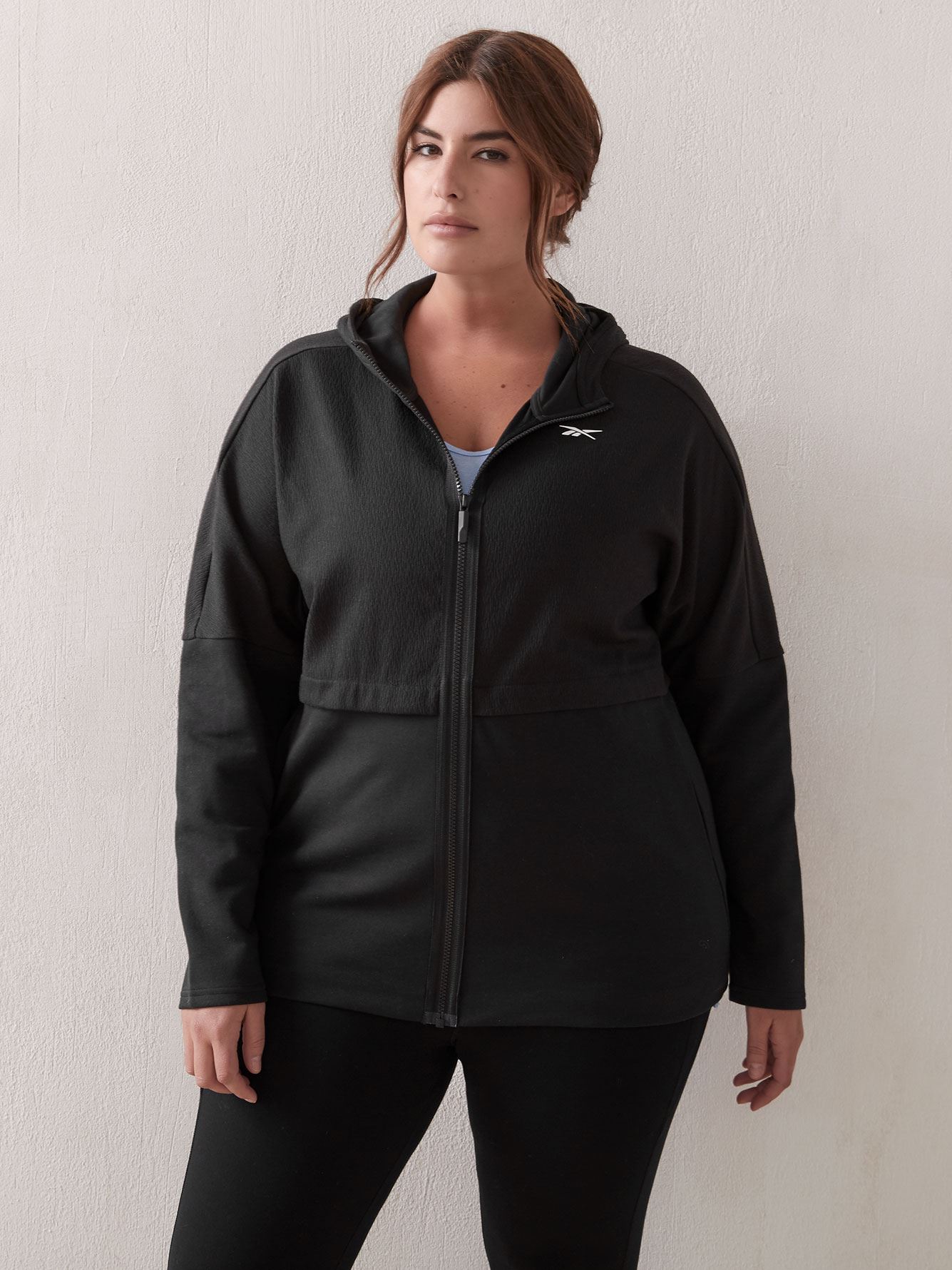 reebok zipper hoodie