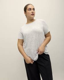 Textured Short-Sleeve Tee - Active Zone