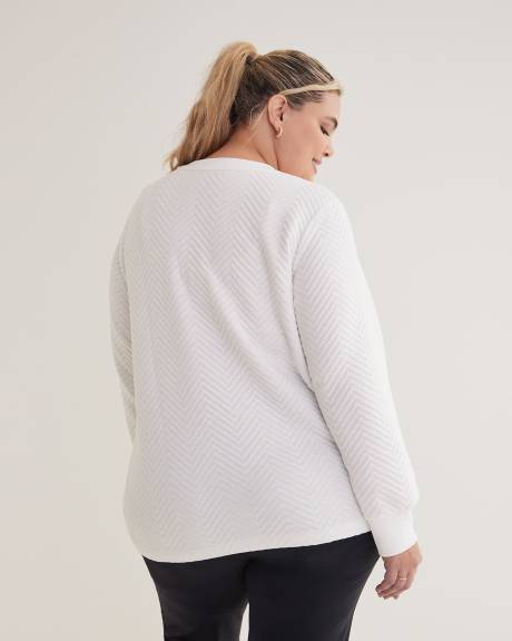 Textured Sweatshirt - Active Zone