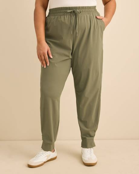 Front Zip Knit Track Pant - Active Zone
