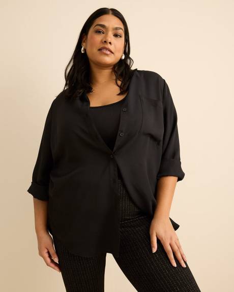 Textured Grid Pattern Crop Legging