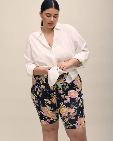 Responsible, Floral Bike Short - PENN. Essentials