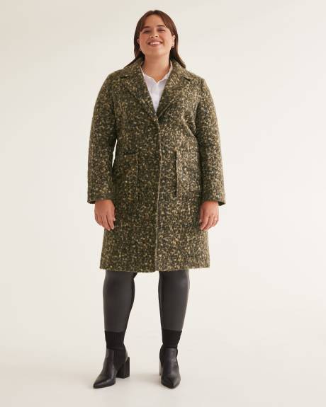Notch Collar Sherpa Coat