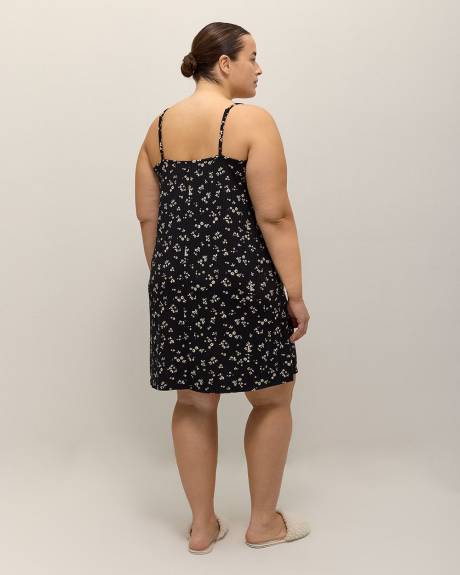 Short Floral Cami Nightgown - ti Voglio