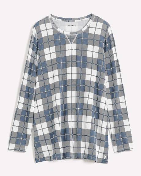 Responsible, Printed Long-Sleeve Crewneck T-Shirt - Active Zone