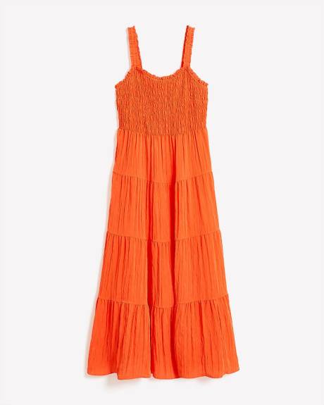 Sleeveless Tiered Maxi Dress - Addition Elle
