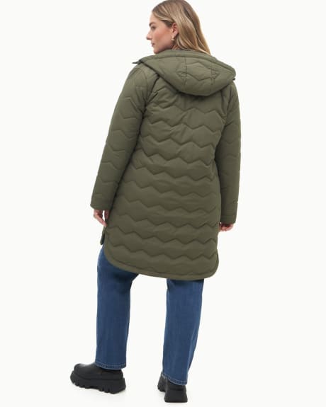 Responsible, Quilted Hooded Jacket - Addition Elle