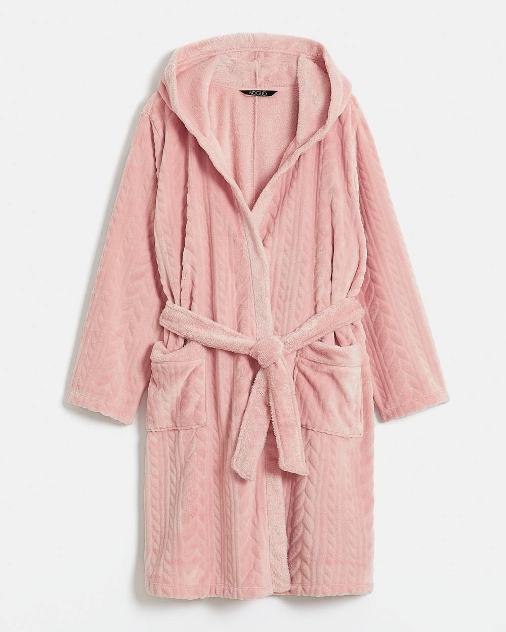 Cable Knit Hooded Robe ti Voglio Penningtons