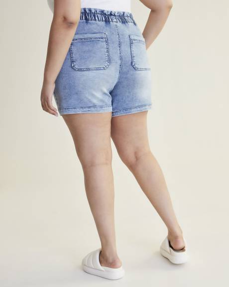 1948-Fit, Stretch Denim Short, Acid Wash - d/C JEANS