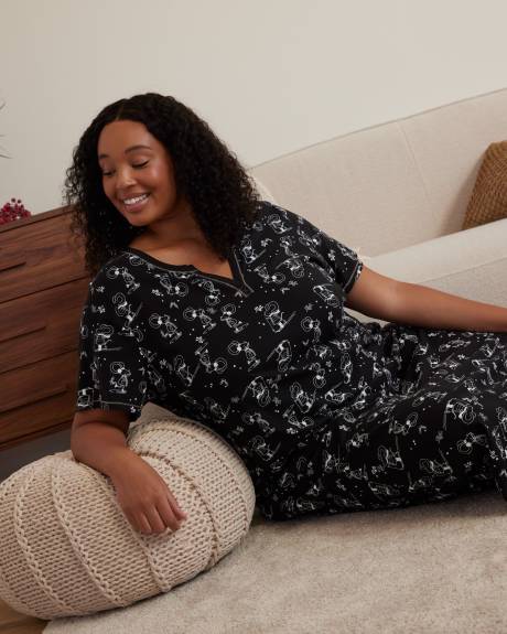 Long Mouse Print Sleepshirt - ti Voglio