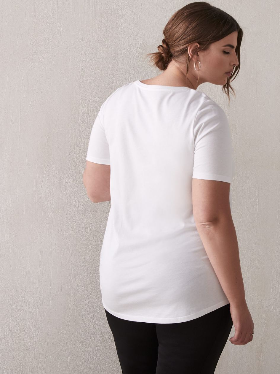 Modern Cotton Modal T-Shirt - Addition Elle