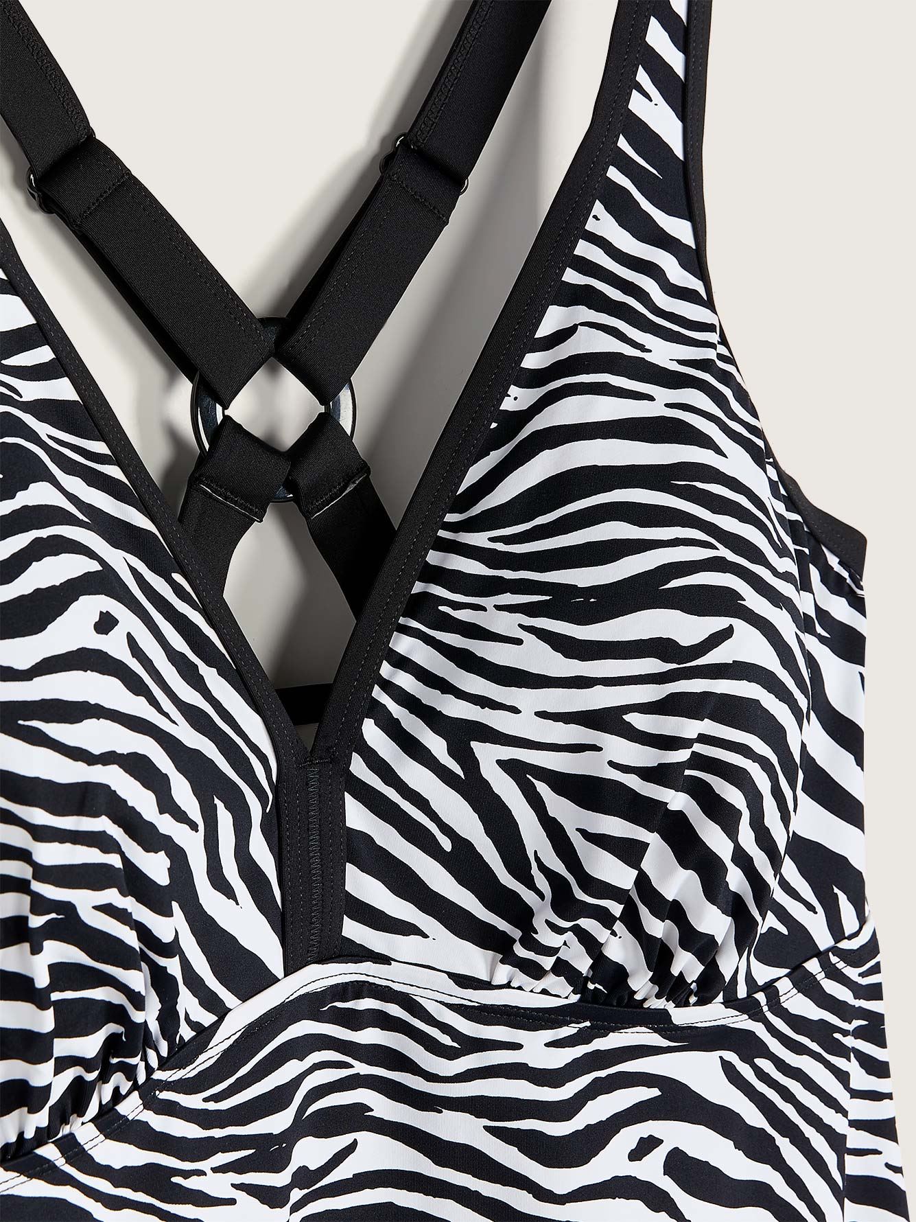 Zebra Print Tankini Top Addition Elle Penningtons