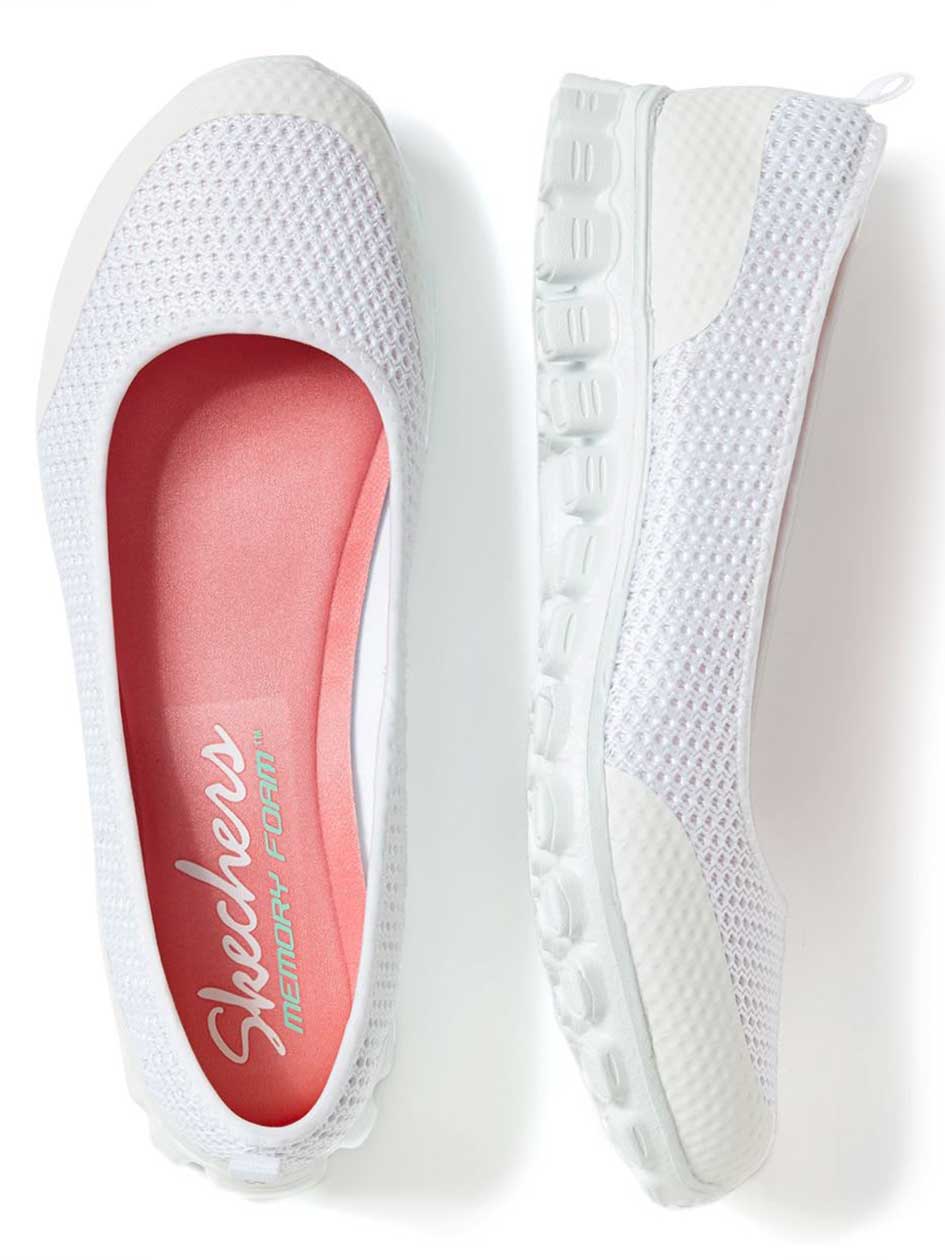skechers ballet flats with bow