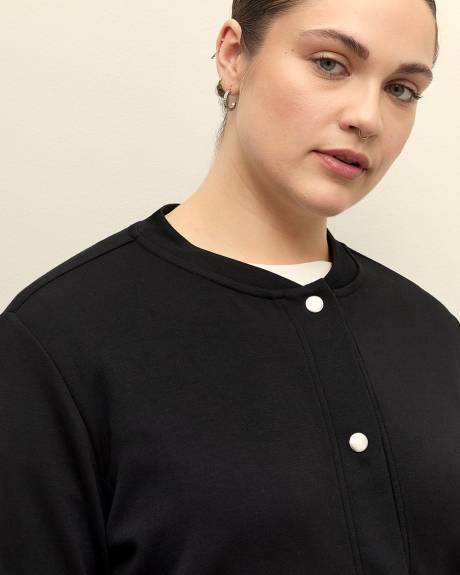 Knit Bomber Jacket