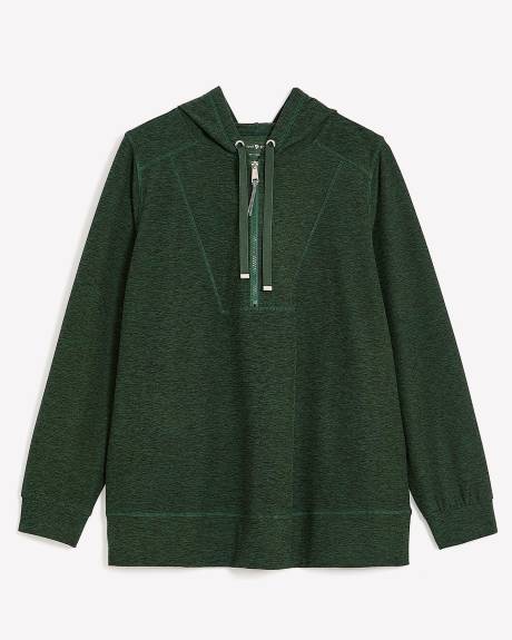 Half-Zip Hooded Sweatshirt - Active Zone