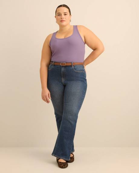 Camisole en tricot c&ocirc;tel&eacute; et col d&eacute;gag&eacute; - Essentiels PENN.