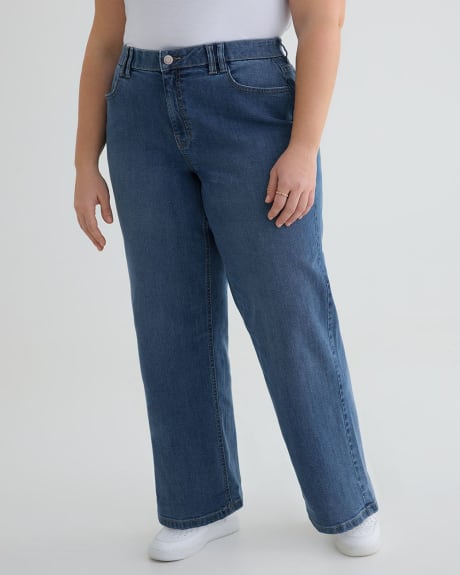 Responsible, Petite, Curvy-Fit Wide-Leg Jeans - d/C JEANS