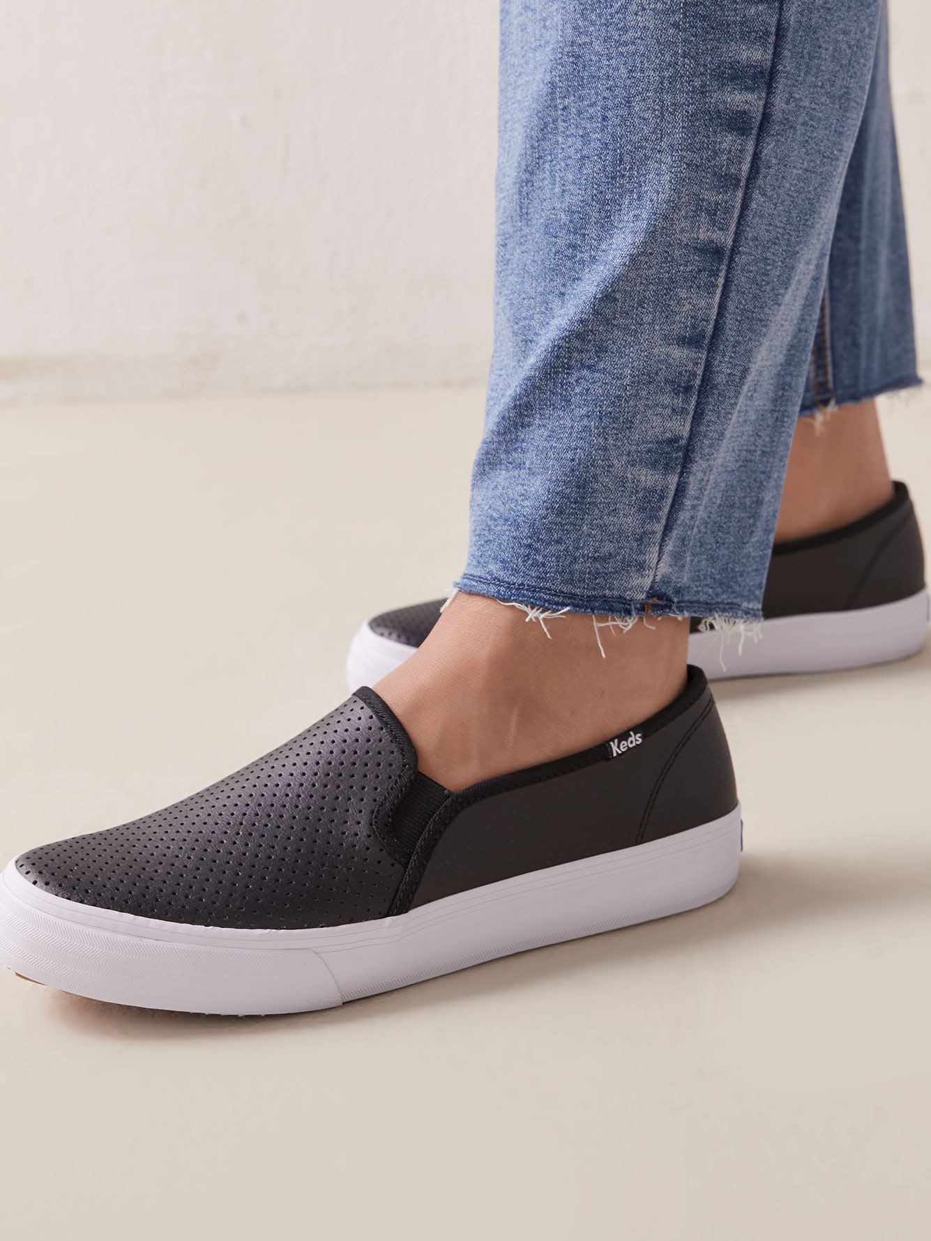 keds leather double decker