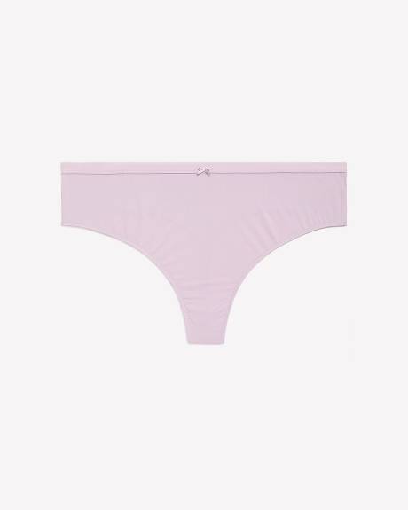 Culotte tanga en microfibre violette - ti Voglio