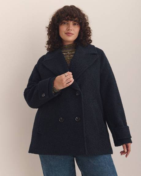 Caban bouclé