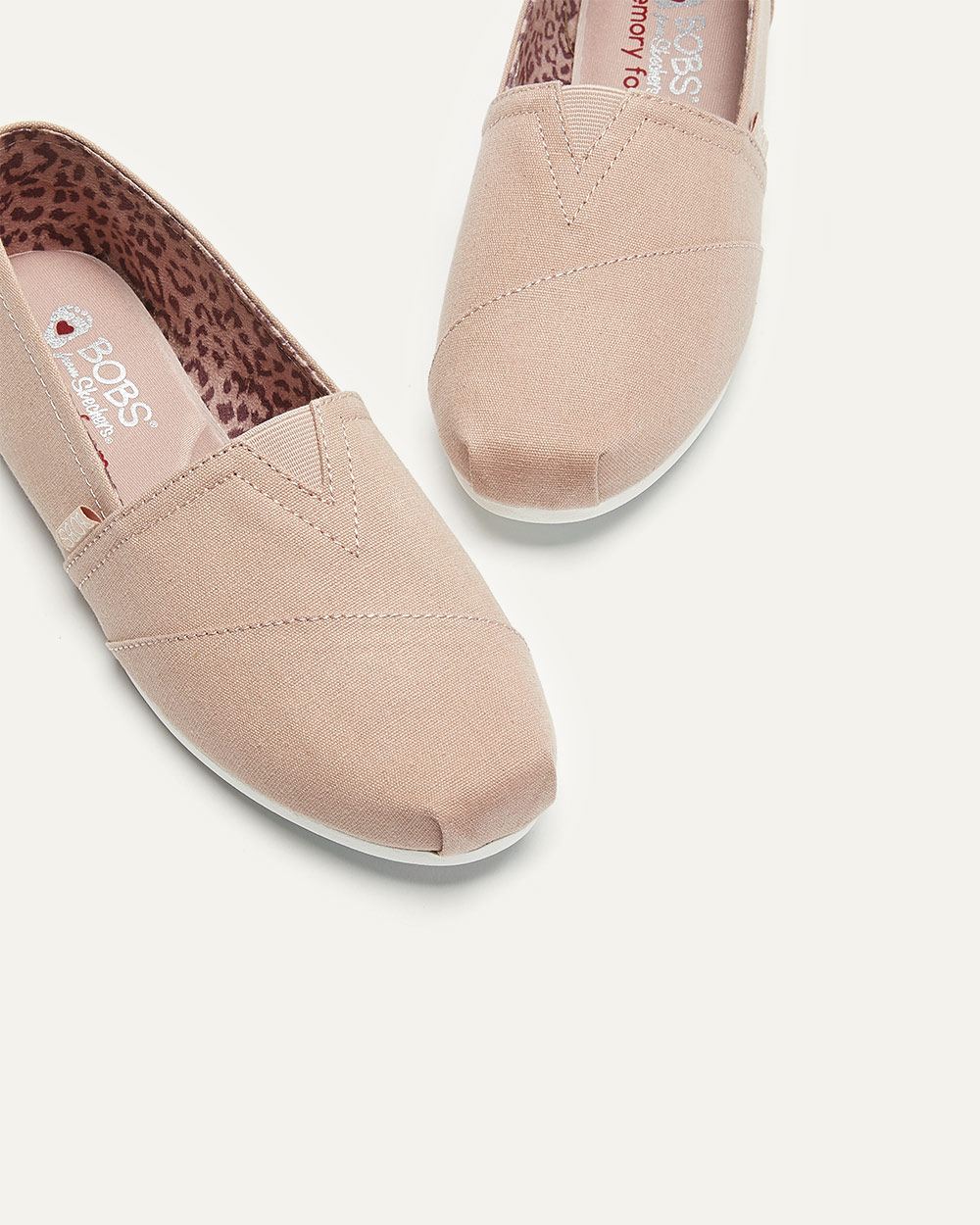 wide width canvas slip on shoes