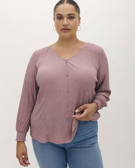 Haut avec manches longues bouffantes - Addition Elle